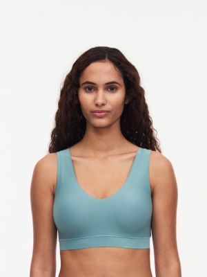 Soft Stretch Padded Top GROEN
