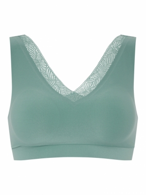 Soft Stretch Padded Wirefree B GROEN