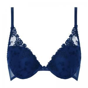 White Nights push-up bh BLAUW