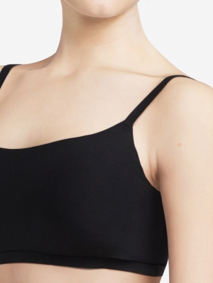 Soft Stretch Padded Bralette ZWART
