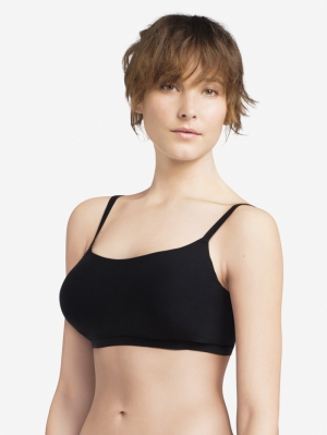 Soft Stretch Padded Bralette ZWART
