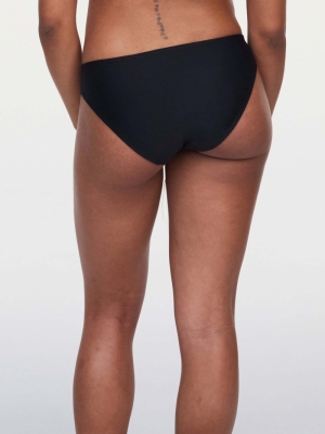 Midnight Flowers slip ZWART