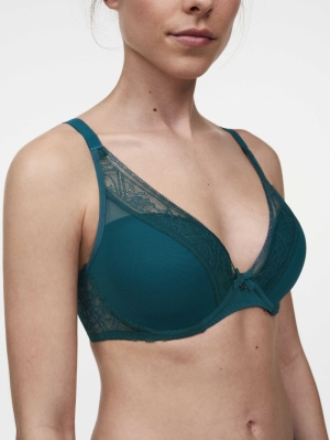 Alto plunge t-shirt bh ORIENTAL GREEN