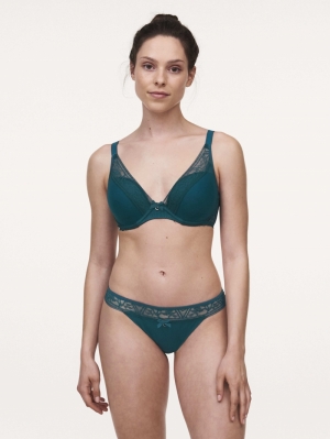 Alto plunge t-shirt bh ORIENTAL GREEN