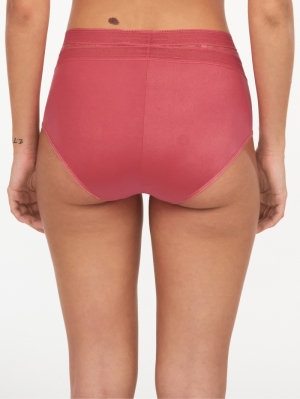 True Lace hoge taille slip ROSE