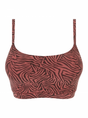 Soft Stretch Padded Bralette SAFARI CHIC