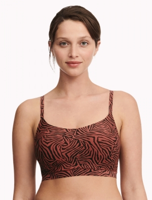 Soft Stretch Padded Bralette SAFARI CHIC