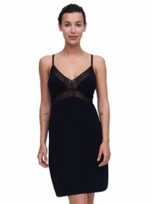 Jazz slipdress ZWART