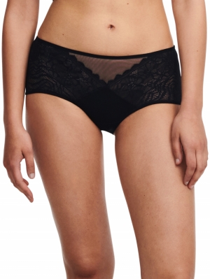 Floral Touch shorty ZWART