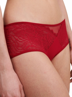 Floral Touch shorty Scarlet red