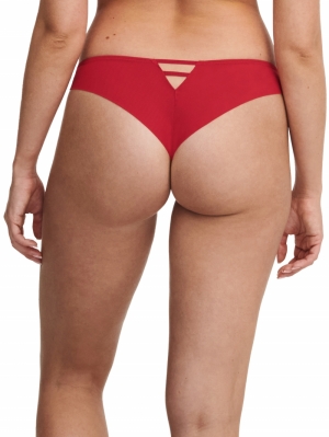 Midnight Flowers tanga SCARLET RED