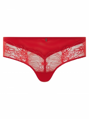 Midnight Flowers shorty SCARLET RED