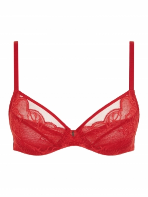 Midnight Flowers beugelbh SCARLET RED