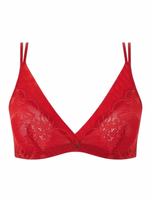Midnight Flowers bh zonder beu SCARLET RED