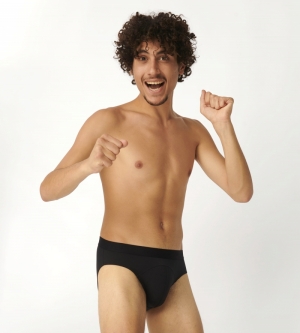 Men Ever Soft slip 2-pack ZWART