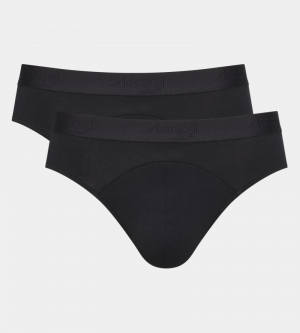 Men Ever Soft slip 2-pack ZWART