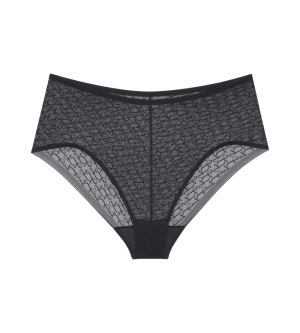 Triumph Signature Sheer slip h ZWART