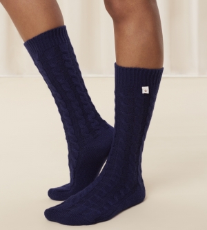 Rib Socks BLAUW