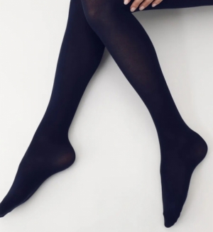 Collant Modal & Cachemire Marine