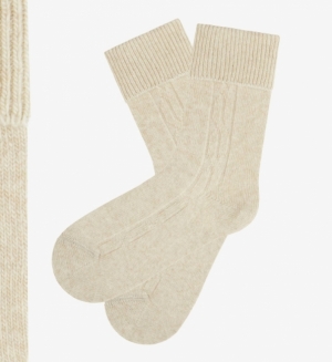 Chausettes wol-cashmere Meringue