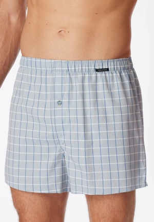 Boxershorts 2-pack katoen BLAUW