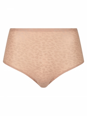 Soft stretch high waist XS-XL LEO SHIMMER