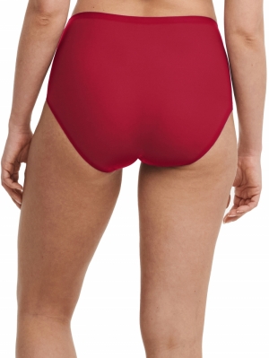 Soft stretch high waist briefs PASSION RED
