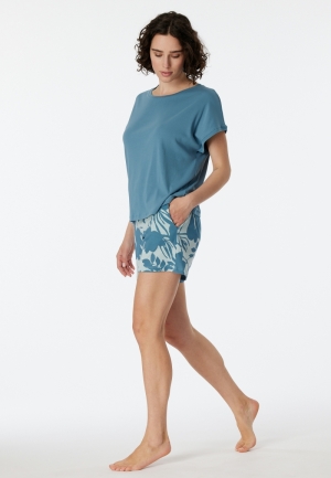 Pyjama met short BLAUWGRIJS