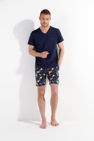 Pyjama met short Lucky BLAUW