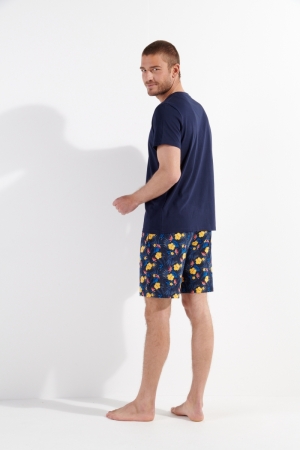 Pyjama met short Lucky BLAUW