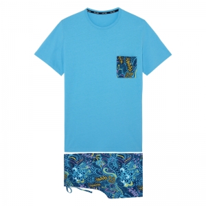 Pyjama met short Cyril BLAUW