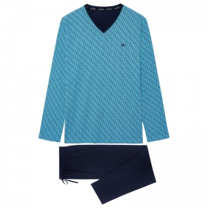 Pyjama lang Cameron BLAUW