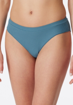 Rioslip dubbelrib BLAUWGRIJS