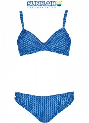 Sunflair bikini print BLAUW