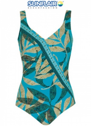 Sunflair badpak leaf TURQUOISE