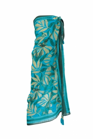 Sunflair pareo leaf TURQUOISE