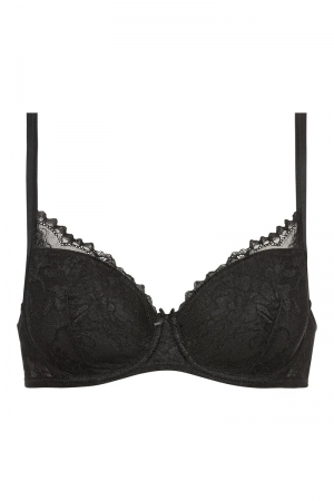 Fabulous half cup spacer bh ZWART