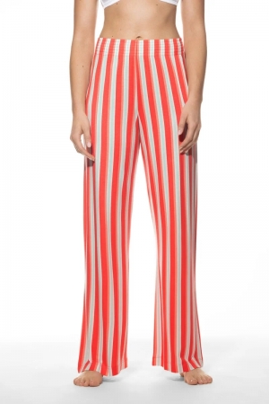 DAVINA lange broek LOLLOPOP RED