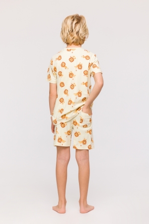 Jongenspyjama leeuwenprint BEIGE