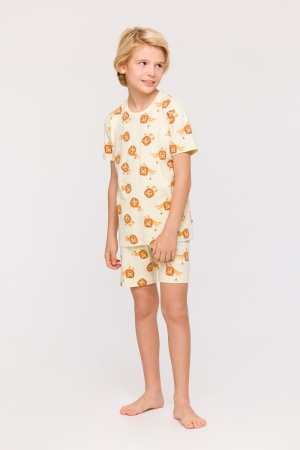 Jongenspyjama leeuwenprint BEIGE