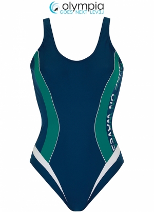 Olympia badpak BLAUW