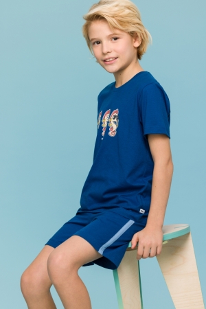 Jongenspyjama Zeepaardje DONKERBLAUW