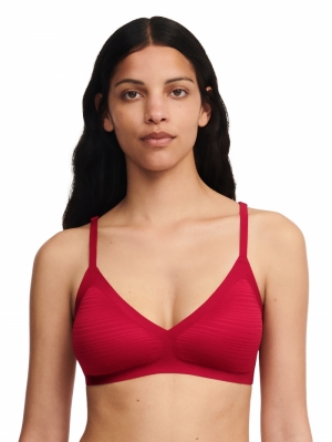 Soft Stretch Padded Bralette PASSION RED