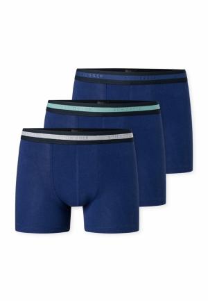 Short 3-pack biologisch katoen BLAUW