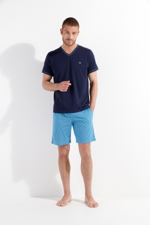 Pyjama met short Cameron BLUE PRINT