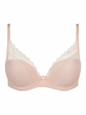 Norah Chic Plunge T-shirt bh SOFT PINK