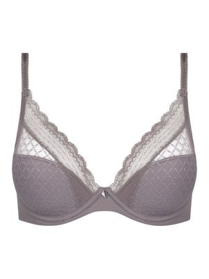 Norah Chic Plunge T-shirt bh BRONZED TAUPE