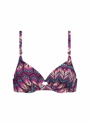 Peacock bikini voorgevormd MAUVE