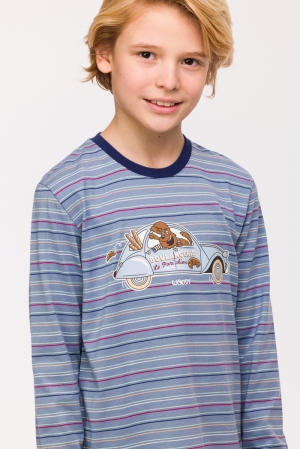 Jongenpyjama Labradoodle BLAUW