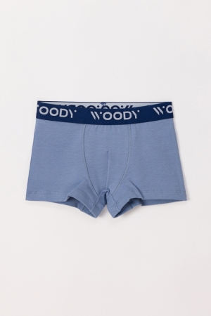 Woody jongens short, duo pak BLAUW